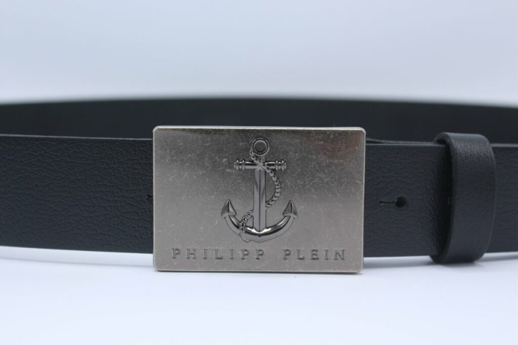 Black 100 Leather Belt, Silver Buckle For Man (Copy) Belt Point