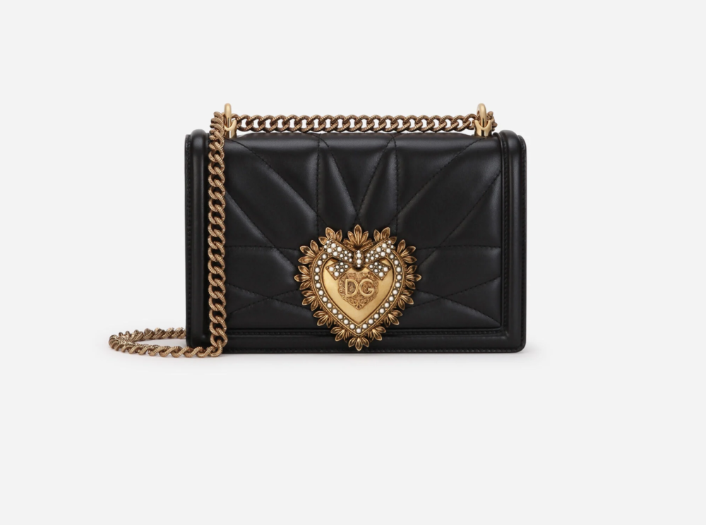 Medium Devotion Bag In Quilted Nappa Leather Belt Point