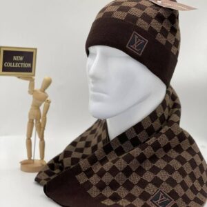 Petit Damier Hat Scarf