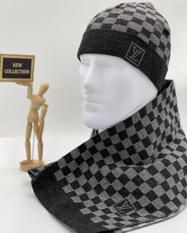 Petit Damier Hat Scarf