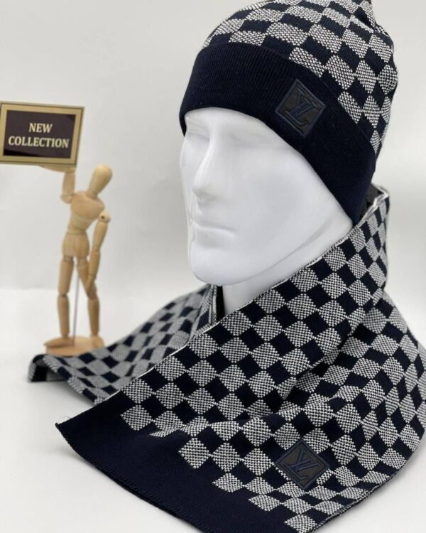 Petit Damier Hat Scarf