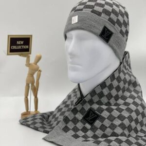 Petit Damier Hat Scarf