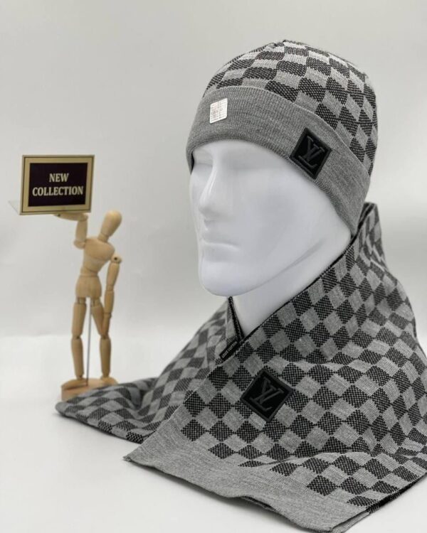 Petit Damier Hat Scarf