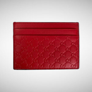 signature web card case red