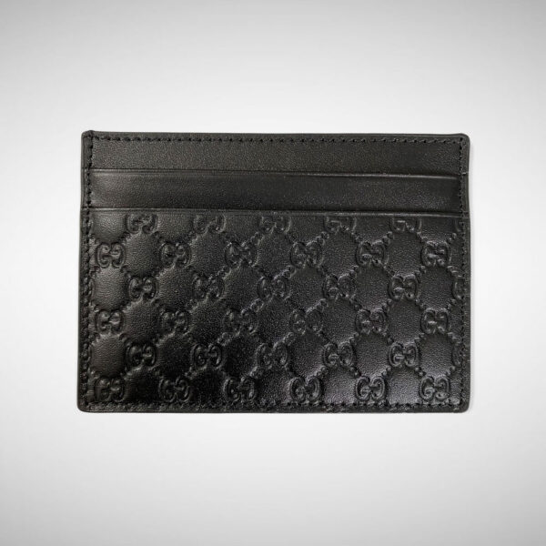 Signature Web Card Case Black