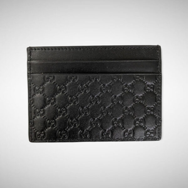 Signature Web Card Case Black