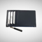 Signature Web Card Case Black Zipper