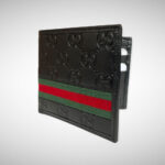 signature web wallet with middle green red black